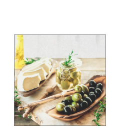 Napkin 25 Olives and cheese FSC Mix