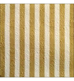 Napkin 33 Elegance Stripes gold FSC Mix