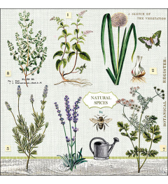 Napkin 33 Herbs garden FSC Mix