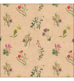 Napkin 33 Recycled Mixed flowers nature FSC Mix