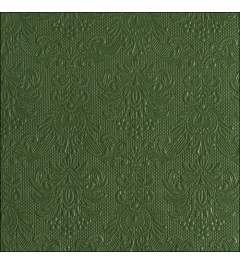 Napkin 40 Elegance dark green FSC Mix