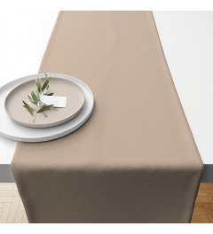 Table runner 40x150 cm Uni feather gray