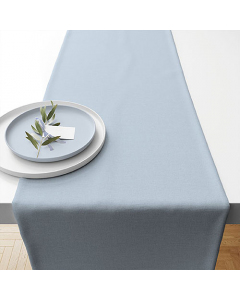 Table runner 40x150 cm Uni blue fog