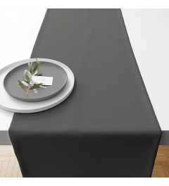 Table runner 40x150 cm Uni grey