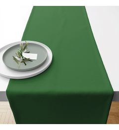 Table runner 40x150 cm Uni green