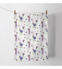 Kitchen towel Bumblebees in the meadow