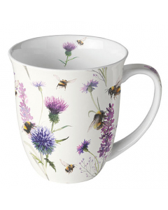 Mug 0.4 L Bumblebees in the meadow