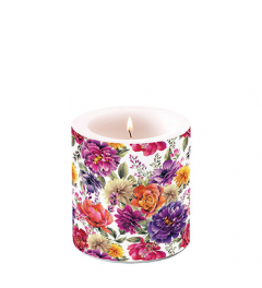 Candle small Anne white