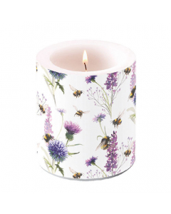Candle medium Bumblebees in the meadow