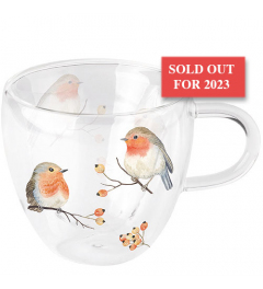 Double-walled glass Robin family