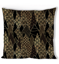 Cushion cover 40x40 cm Luxury trees black