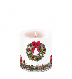 Candle small Bow on wreath
