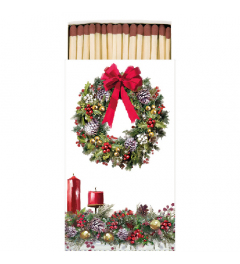 Matches Bow on wreath